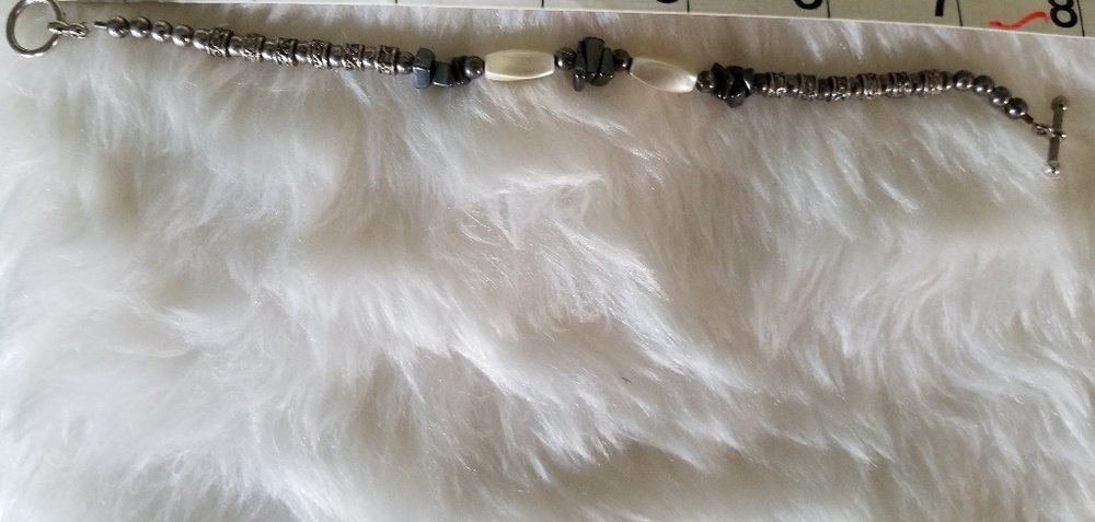Hematite & silver bracelet - Picture 4 of 4